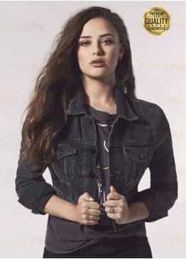 13 REASONS WHY KATHERINE LANGFORD (HANNAH BAKER) BLACK DENIM JACKET